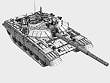 Russian main battle tank T-90