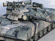 Russian main battle tank T-80U