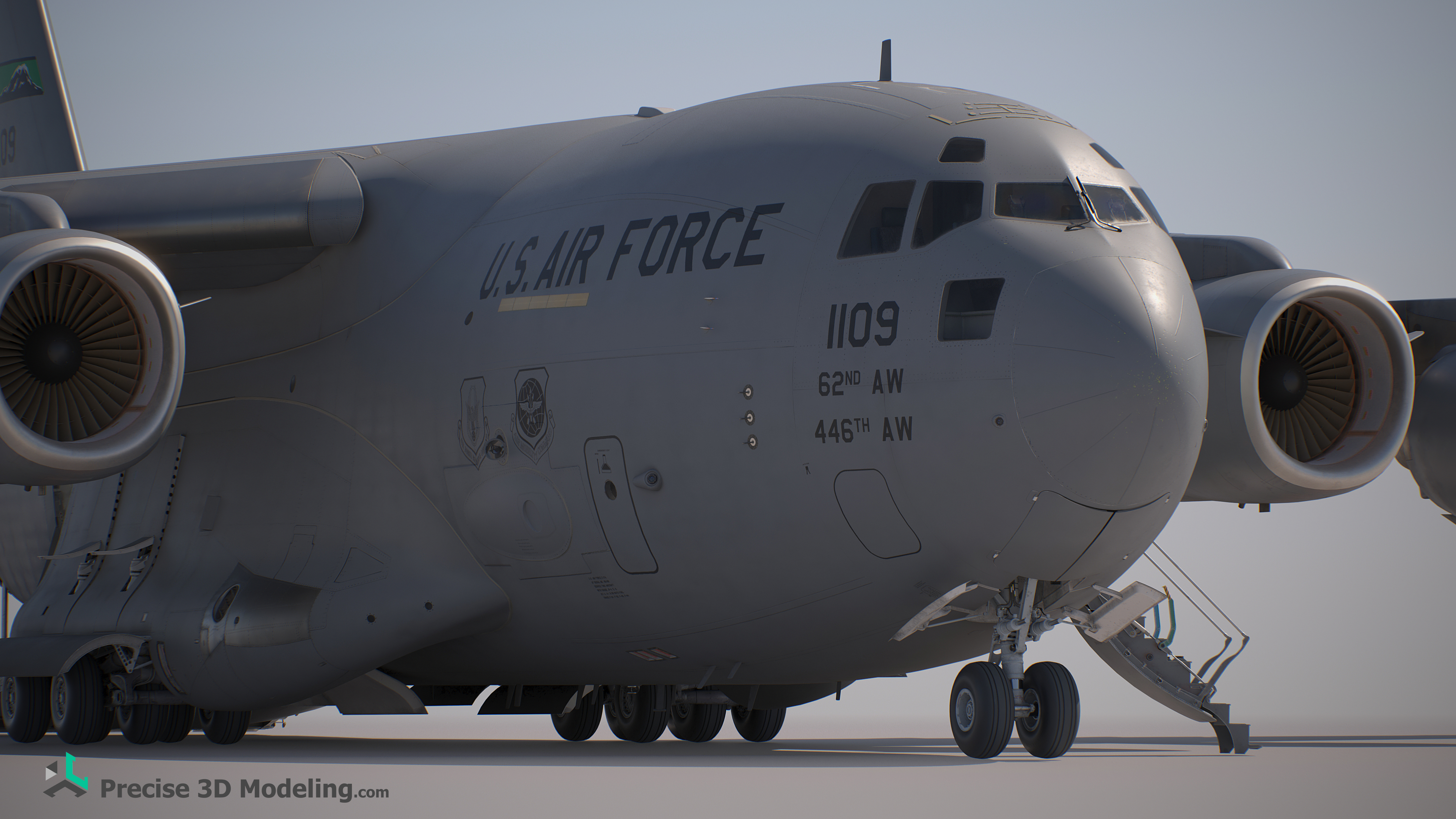 Boeing C-17 Globemaster render