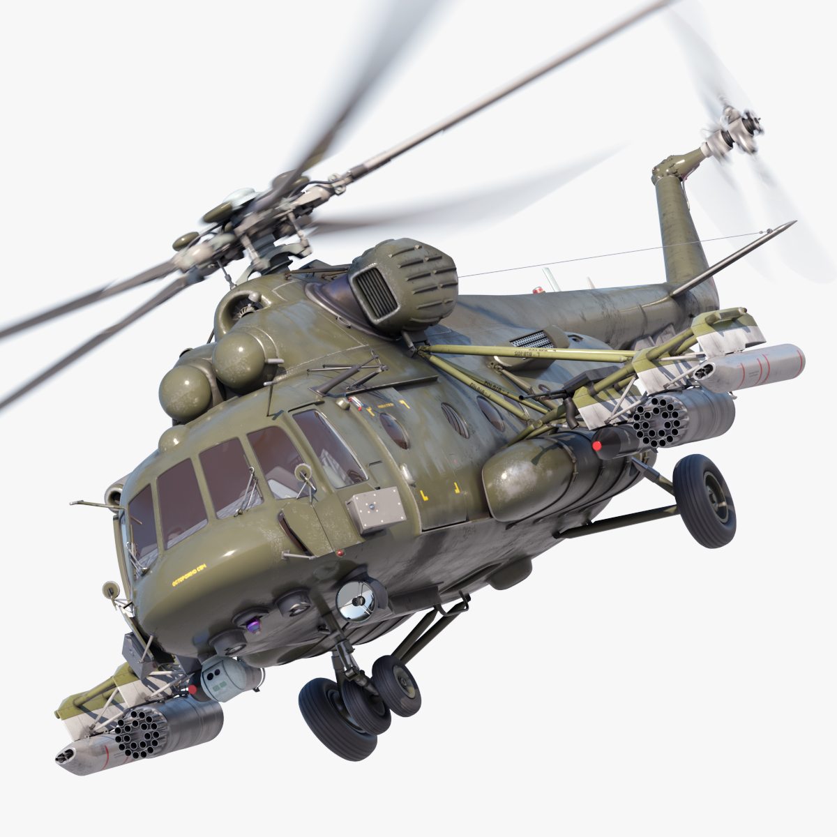 Russian Mi-17/117 render