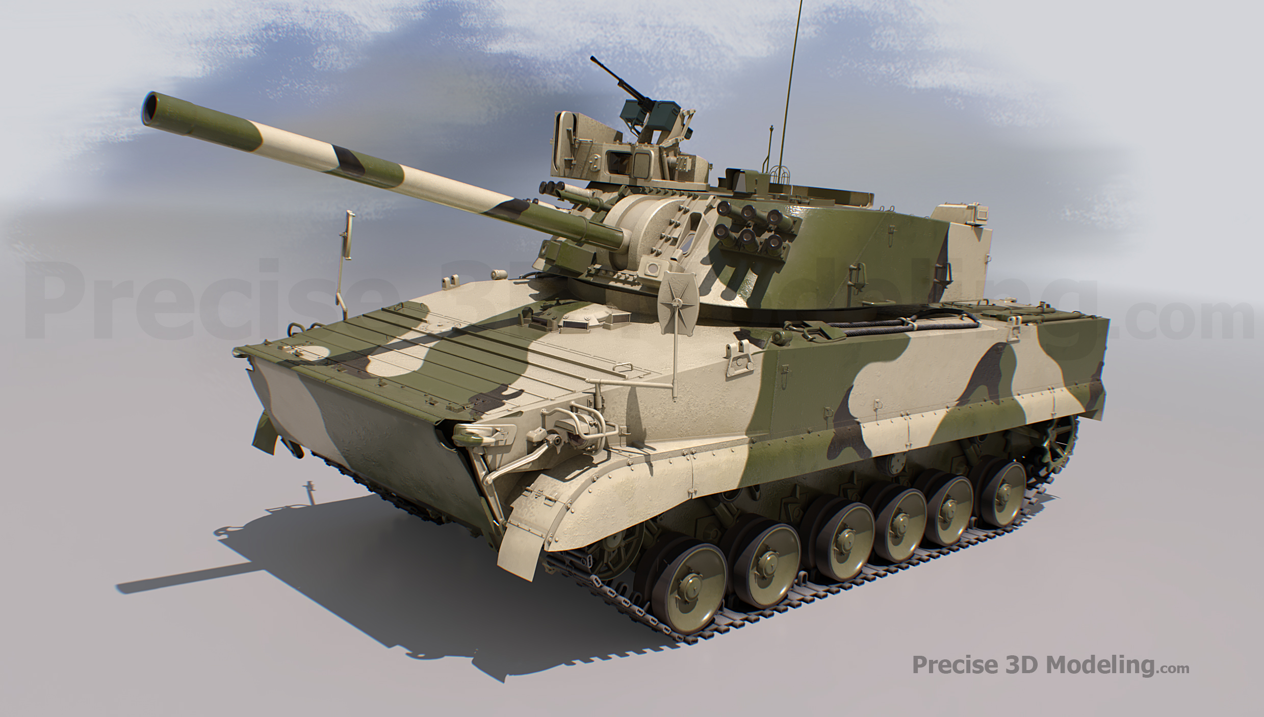 2S31 Vena 3D model render, gallery image 1 of 8