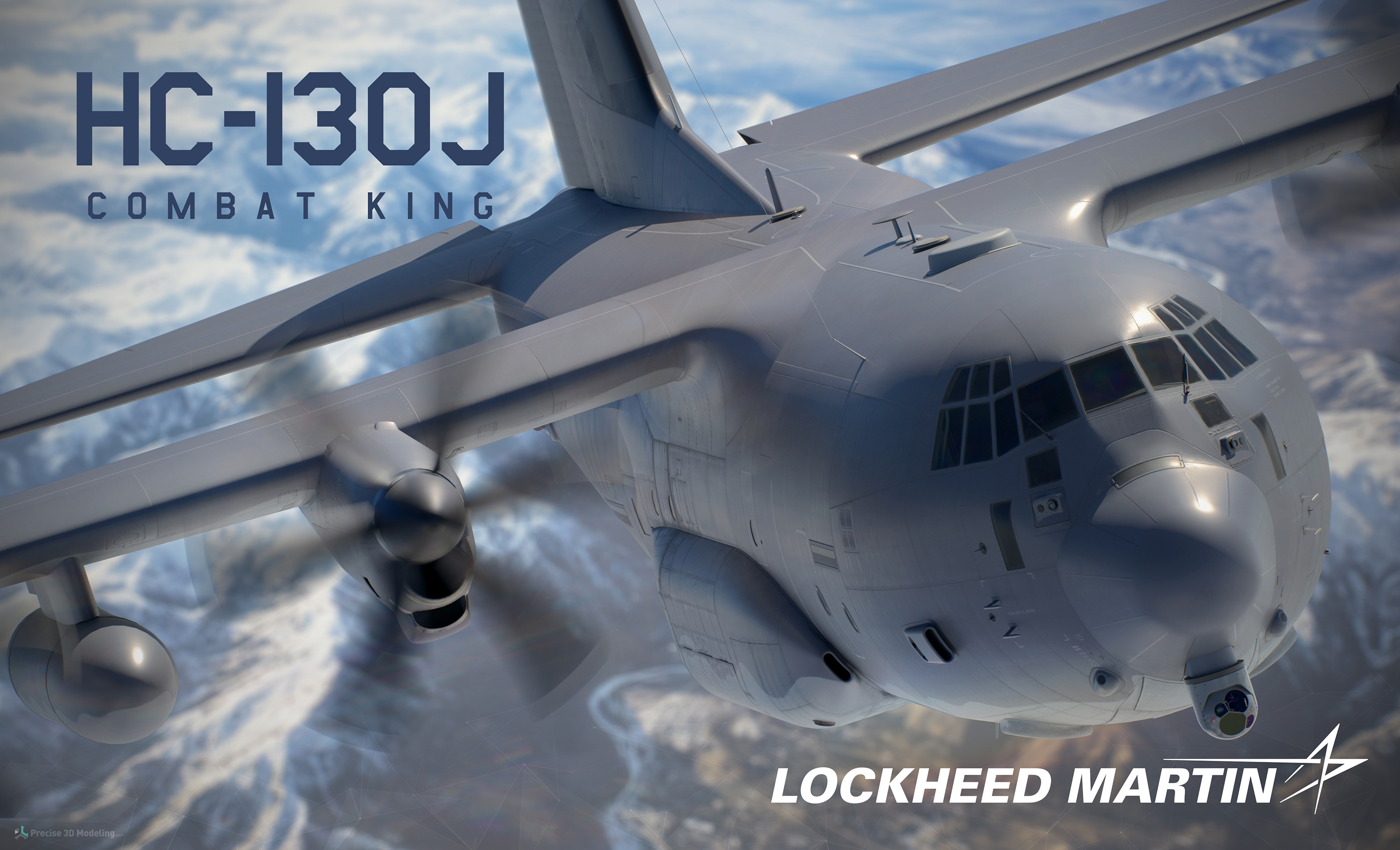 LOCKHEED MARTIN CH-130J Combat King Poster poster artwork
