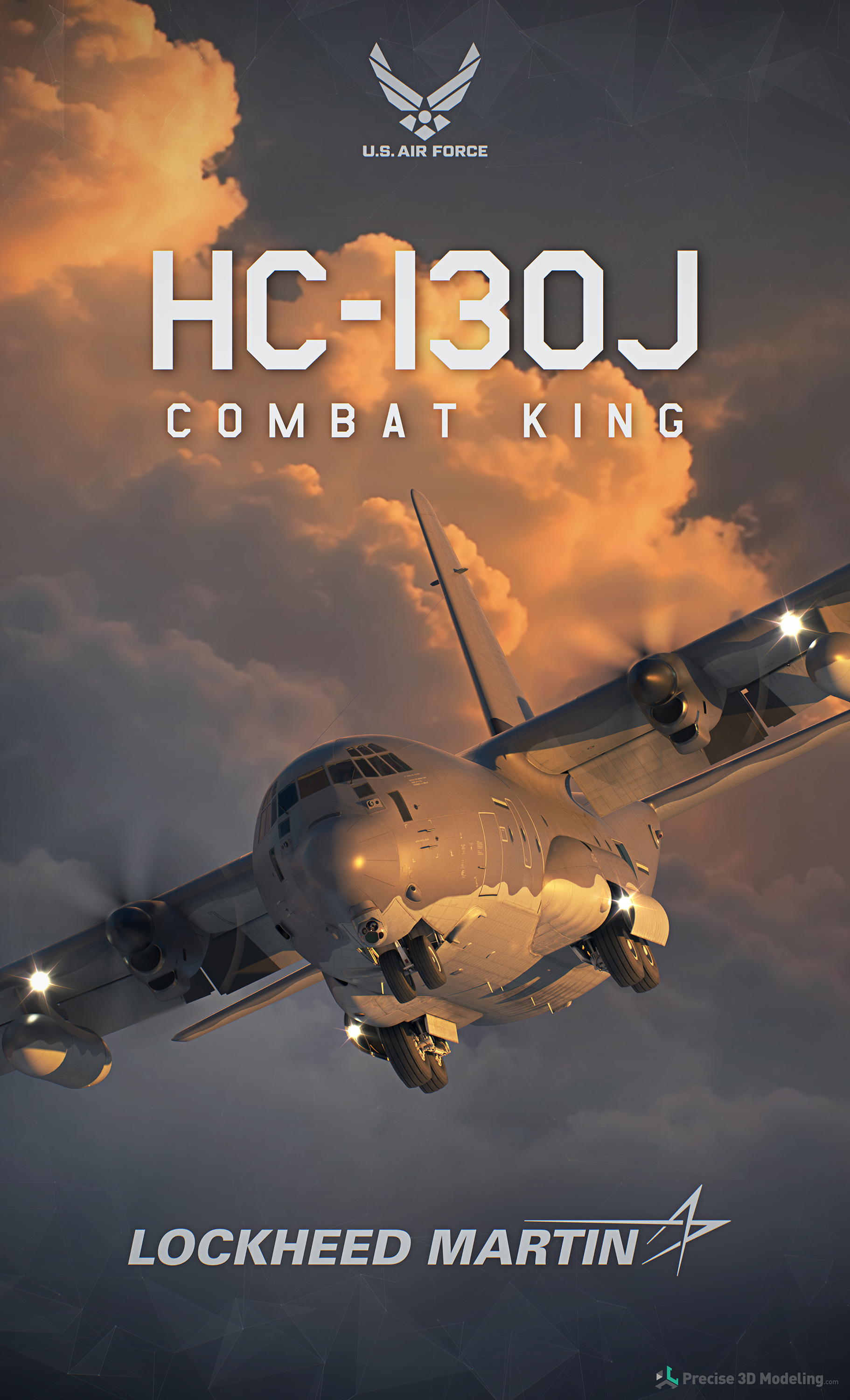 LOCKHEED MARTIN HC-130J Combat King poster artwork