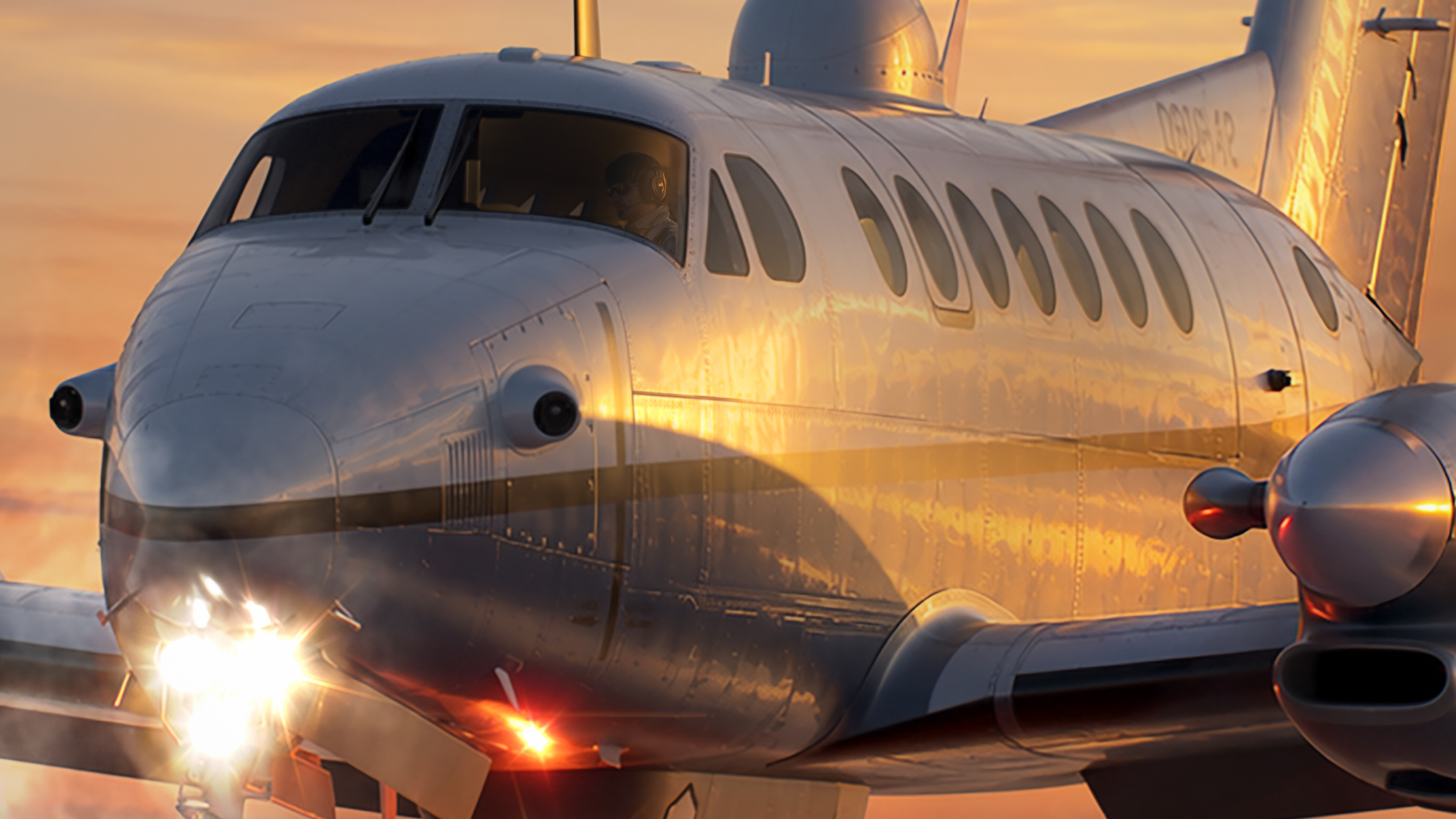 MC-12 Liberty - Golden Hour actual-resolution detail sample