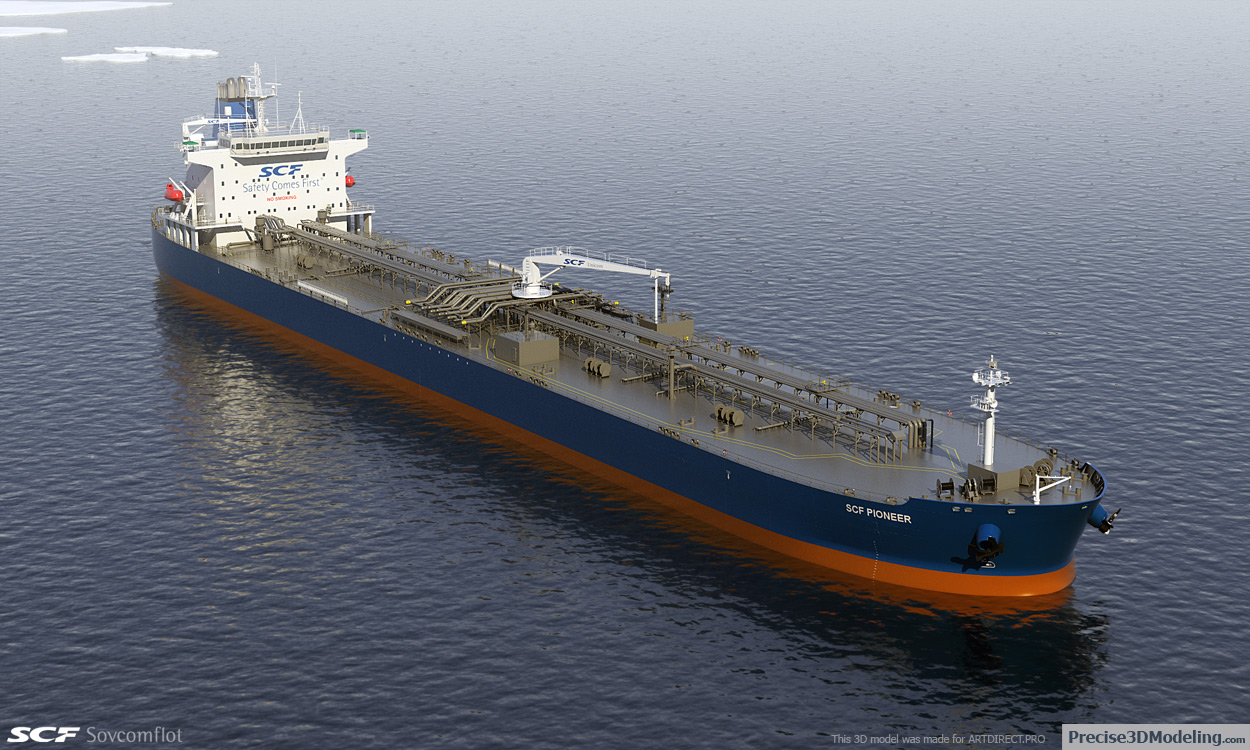 SCF Pioneer 3D model render, gallery image 1 of 6